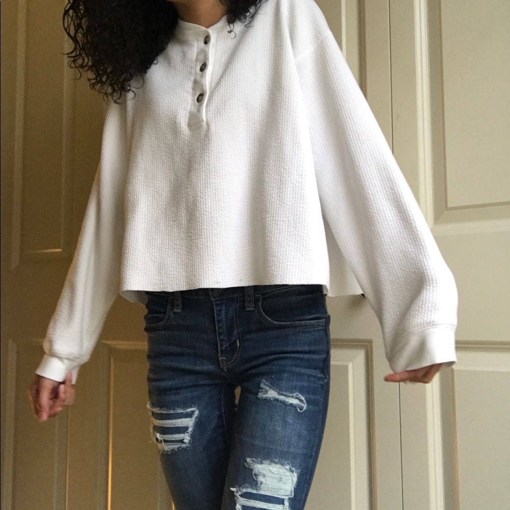 Cropped Sweatshirt - Picture 1 of 8